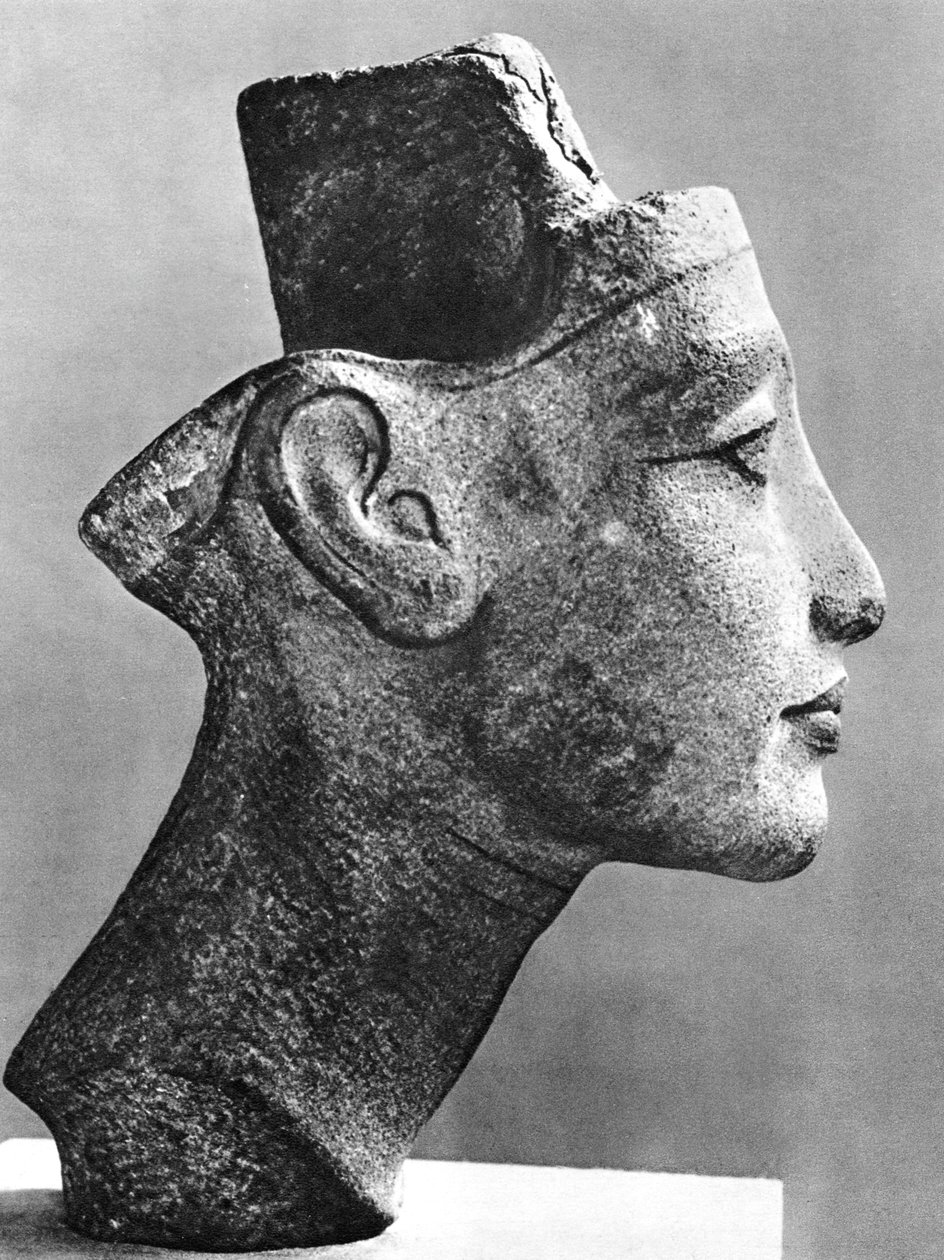 Nefertiti, królowa i żona faraona Echnatona, starożytny Egipcjanin, XIV wiek pne autorstwa Unbekannt