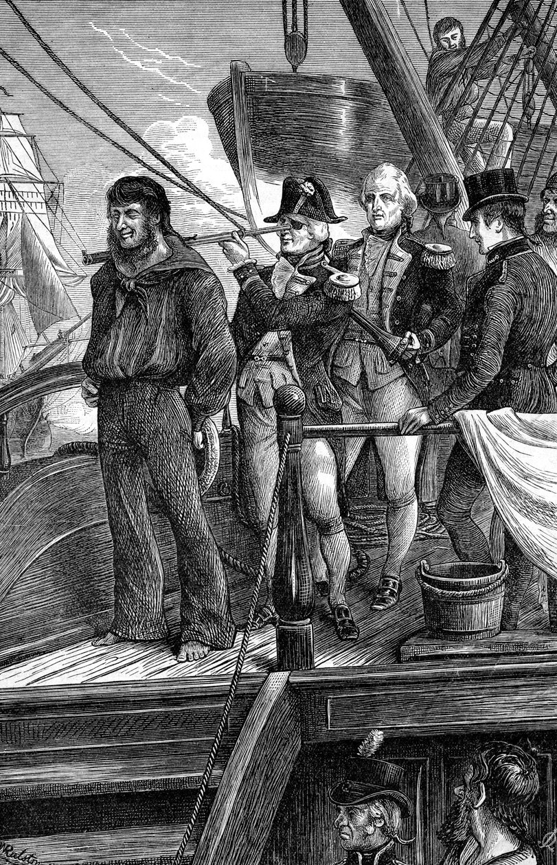 Nelson i sygnał, Bitwa o Kopenhagę, 1801 autorstwa Unbekannt