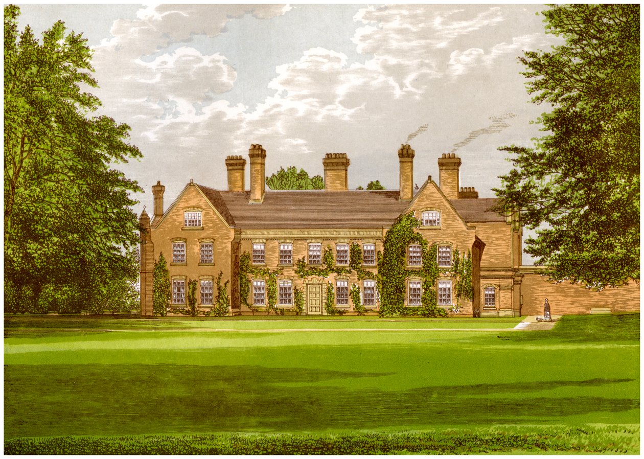 Nether Hall, Suffolk, dom rodziny Greene, ok. 1880 autorstwa Unbekannt