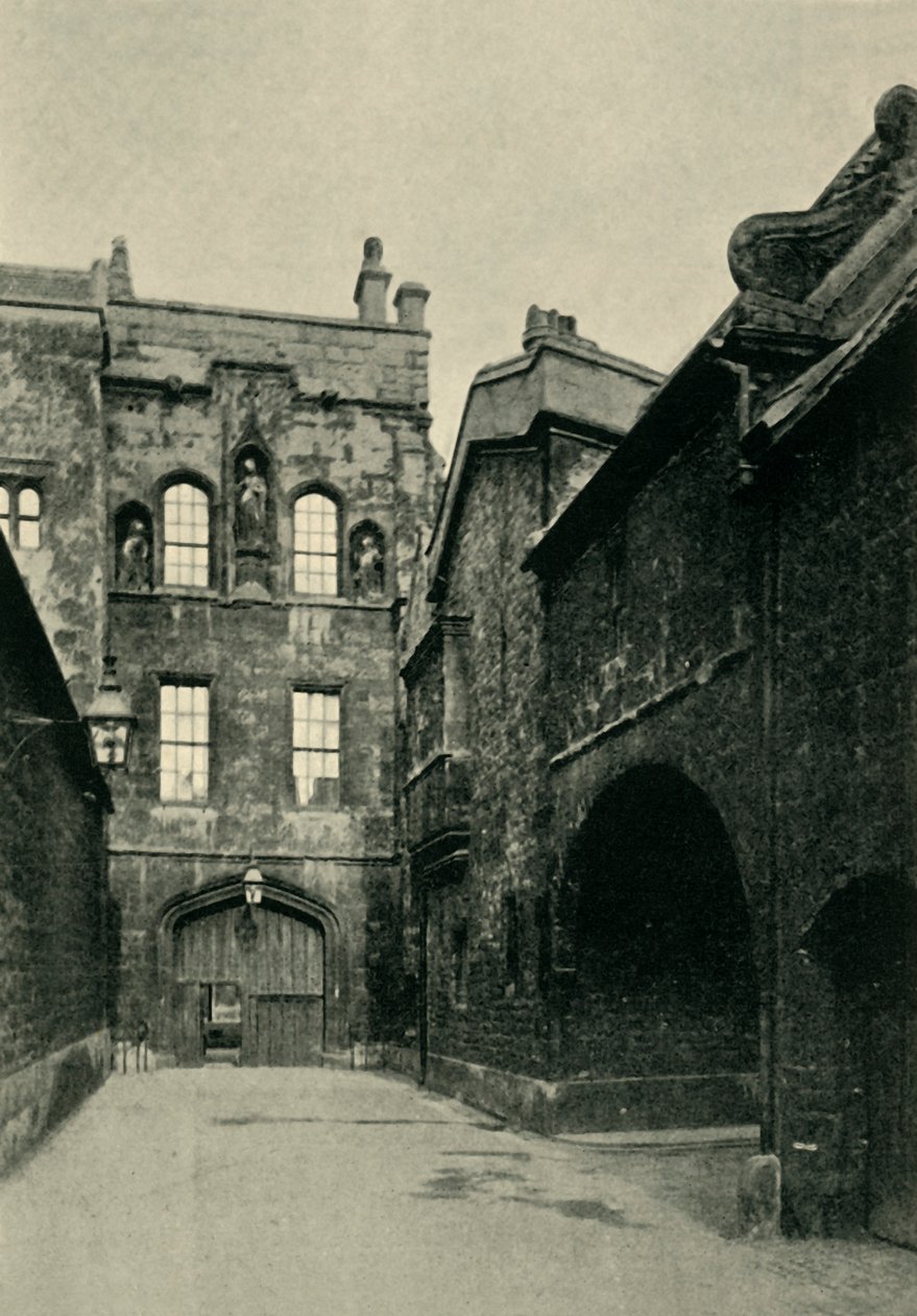 New College Gate and Lane, 1902. autorstwa Unbekannt