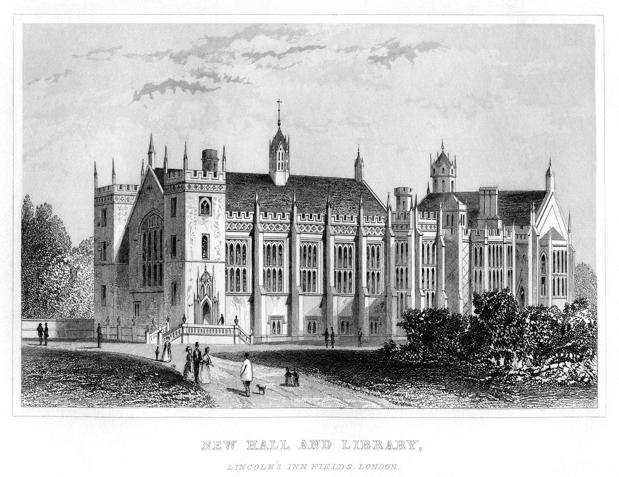 New Hall and Library, Lincolns Inn Fields, Londyn autorstwa Unbekannt