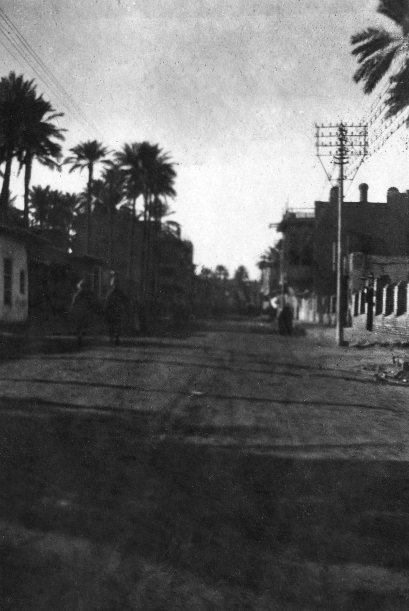 Nowa ulica, Bagdad, 1918 autorstwa Unbekannt
