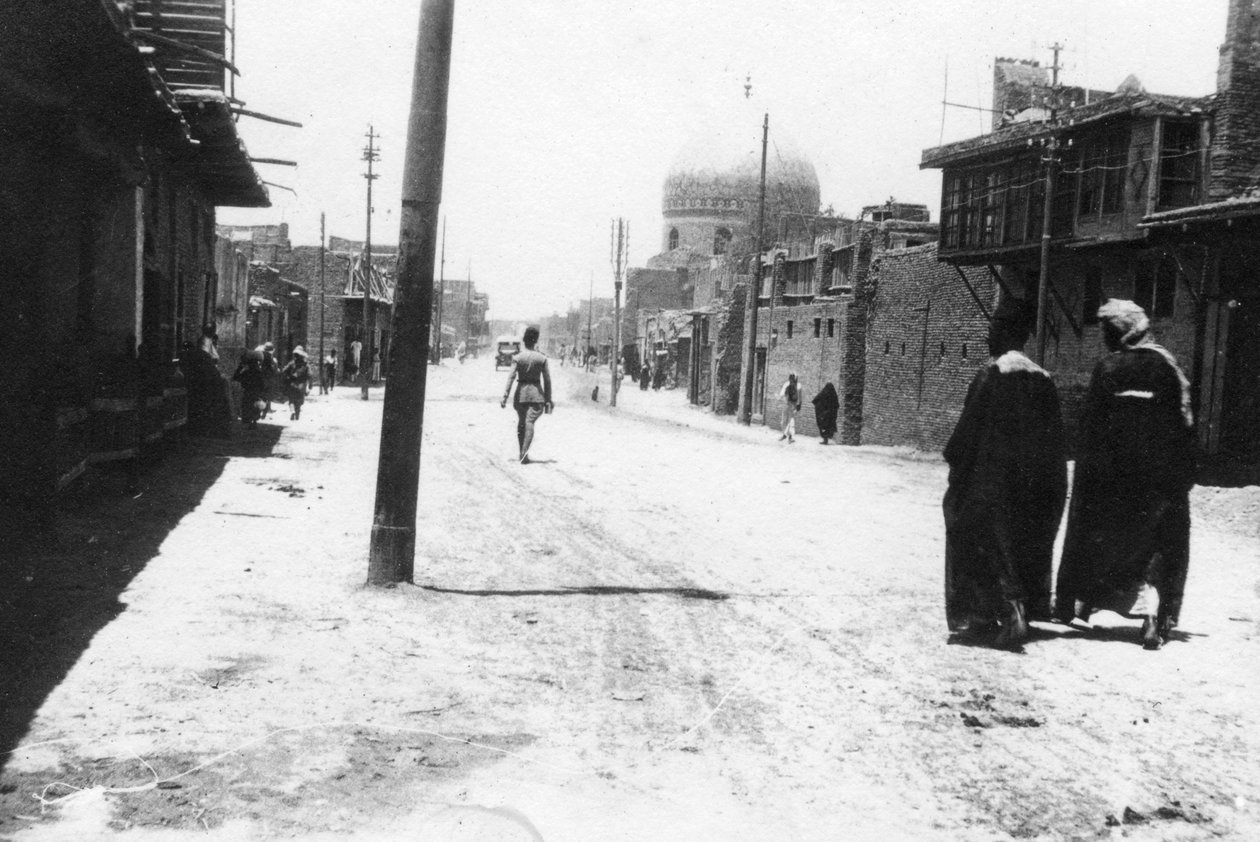 New Street, Bagdad, Mezopotamia, I wojna światowa, 1918 r. autorstwa Unbekannt