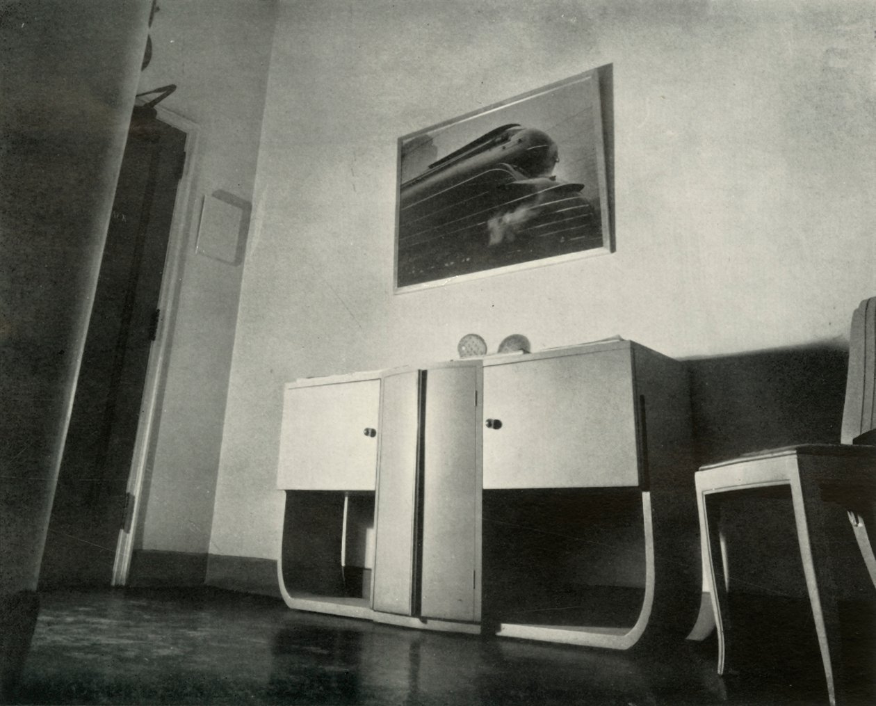 Nowojorski penthouse Raymonda Loewy, zaprojektowany przez niego samego - Hol wejściowy, 1937. autorstwa Unbekannt