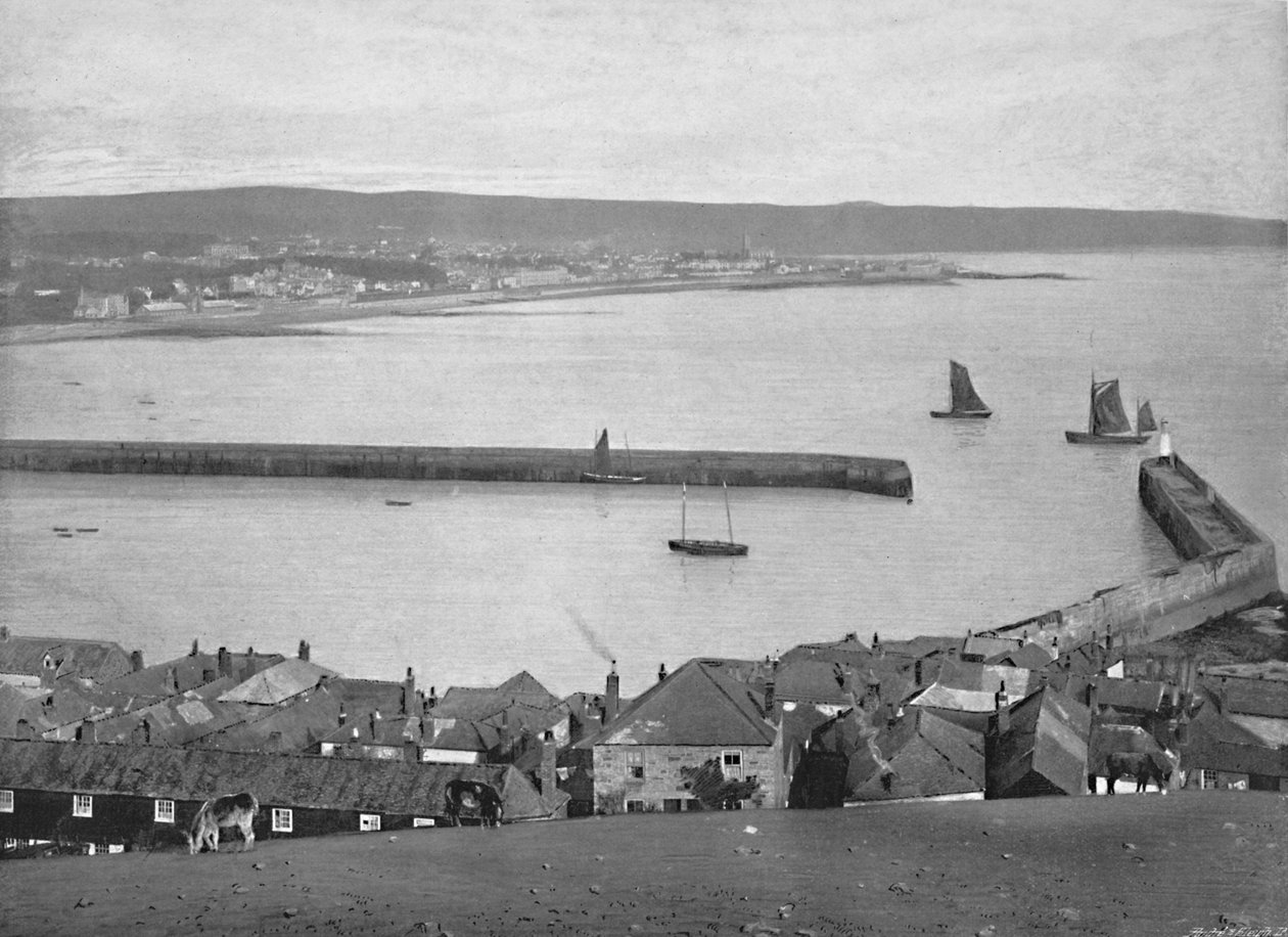 Newlyn, niedaleko Penzance, c1896 autorstwa Unbekannt