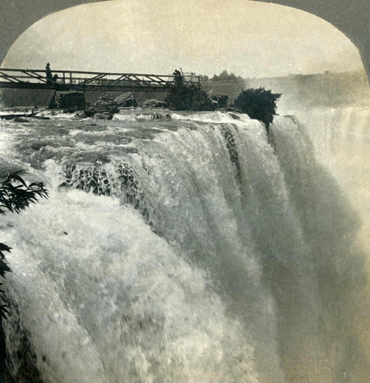 Niagaro! Cud tego zachodniego świata... Wodospad Niagara. Nowy Jork, Stany Zjednoczone, 1897. autorstwa Unbekannt
