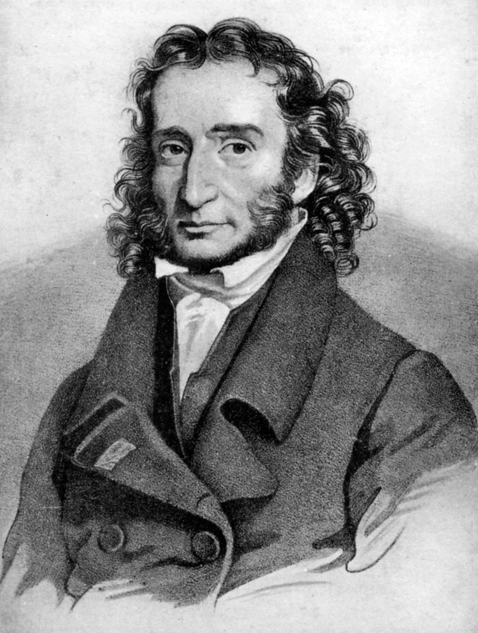 Niccolò Paganini, włoski skrzypek, XIX w. autorstwa Unbekannt
