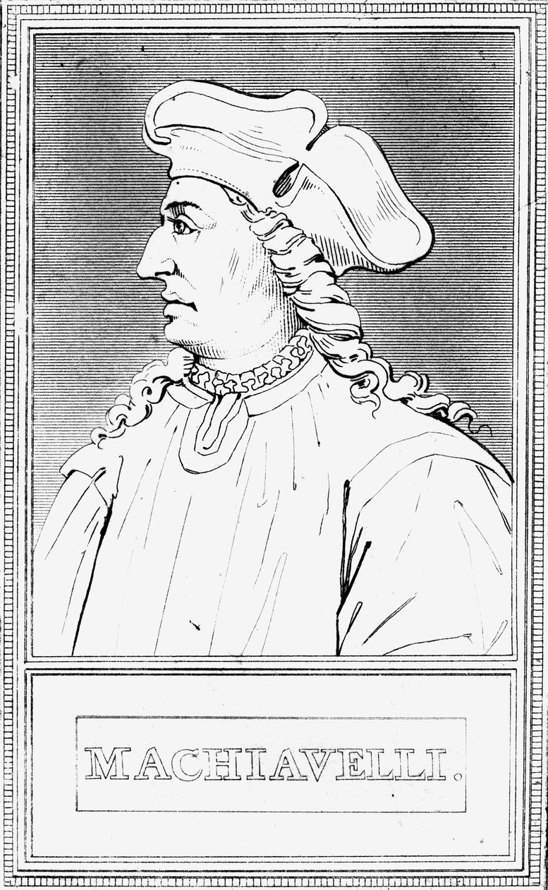 Niccolo Machiavelli, włoski filozof polityczny renesansu autorstwa Unbekannt