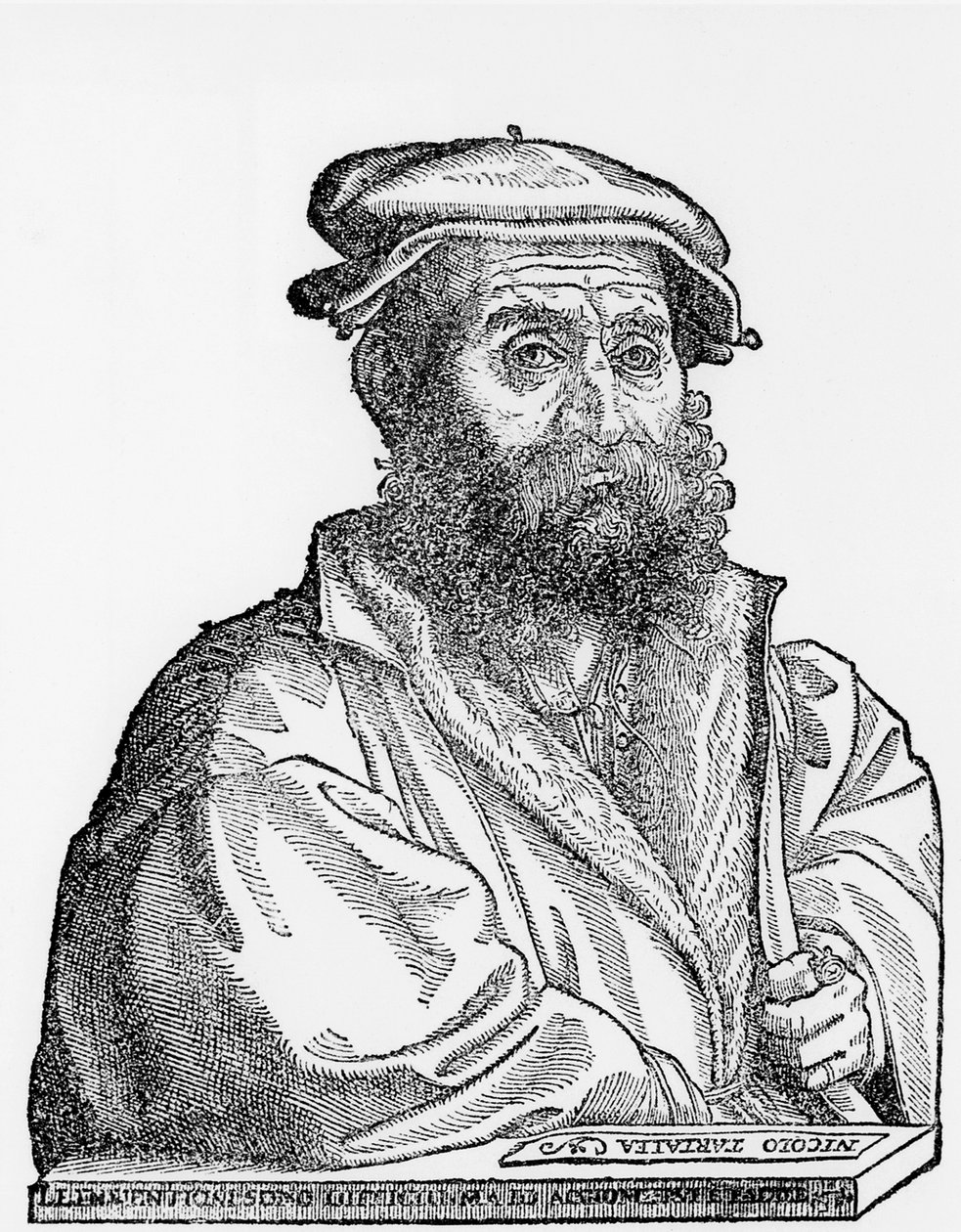 Niccolo Tartaglia, włoski matematyk i mechanik, 1550s autorstwa Unbekannt