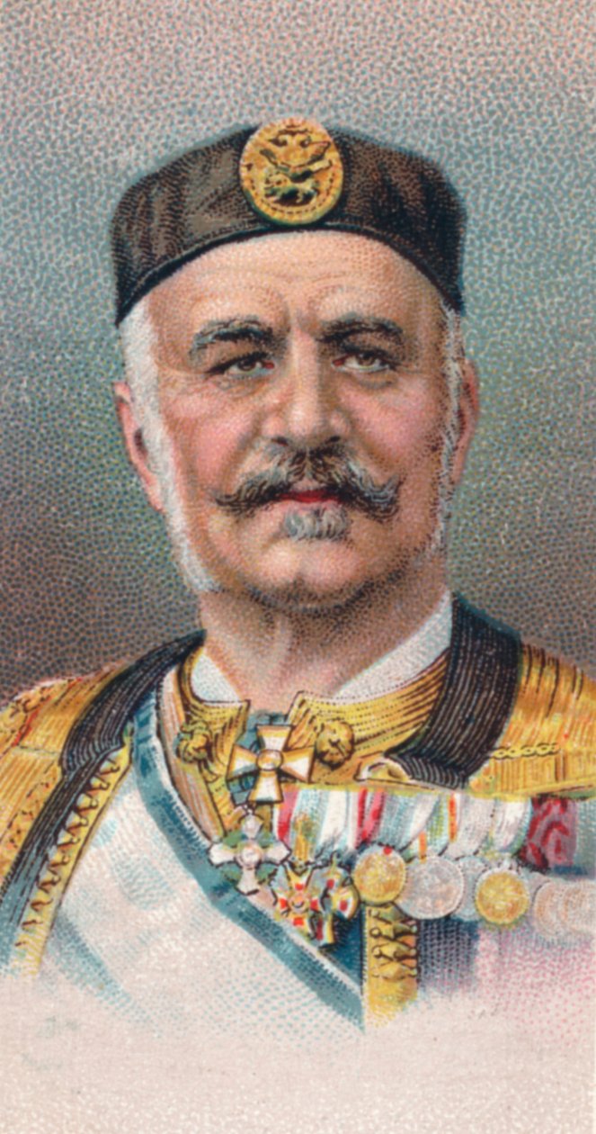 Mikołaj I 1841-1921, król Czarnogóry, 1917 autorstwa Unbekannt