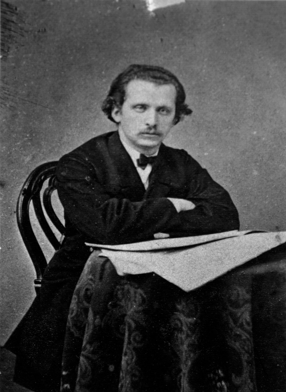Nikołaj Rubinstein, rosyjski pianista i kompozytor, c1880-c1881 autorstwa Unbekannt