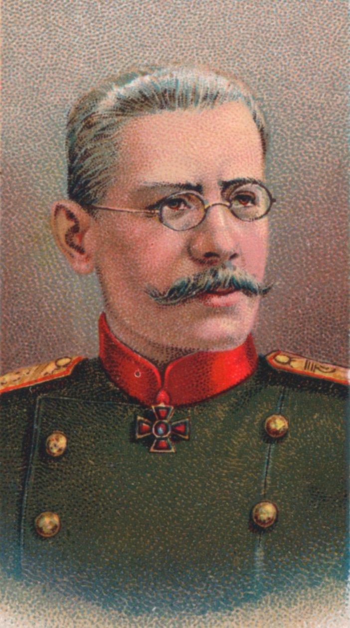 Nikołaj Władimirowicz Ruzski 1854-1918, rosyjski generał I wojny światowej, 1917 autorstwa Unbekannt