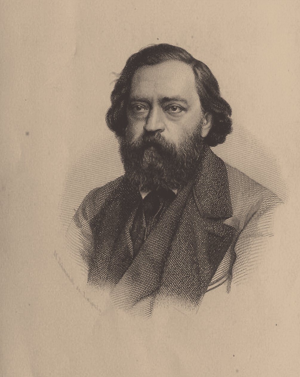 Nikołaj Płatonowicz Ogariew 1813-1877 autorstwa Unbekannt