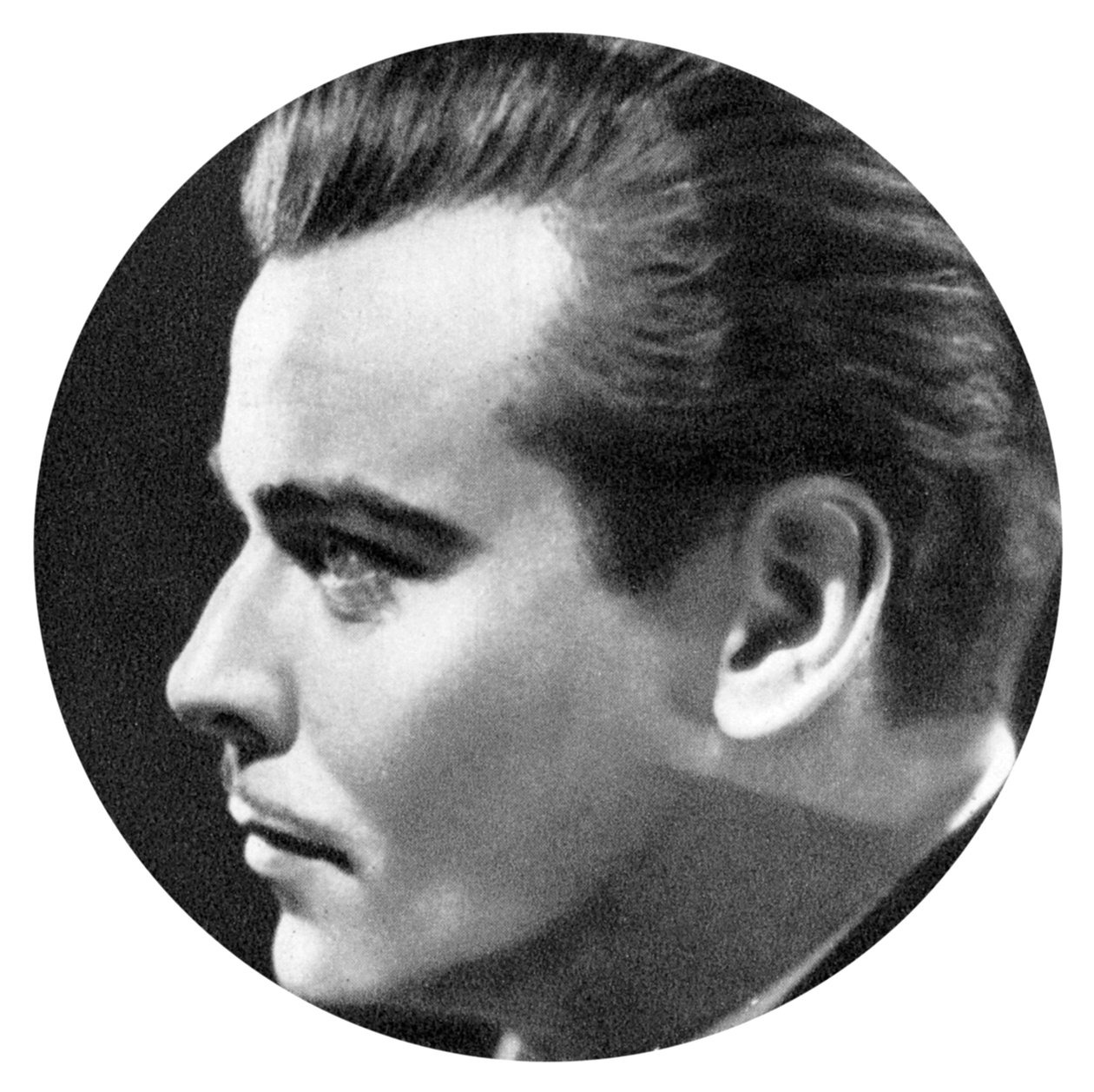 Nils Asther, urodzony w Danii szwedzki aktor teatralny i filmowy, 1934-1935 autorstwa Unbekannt