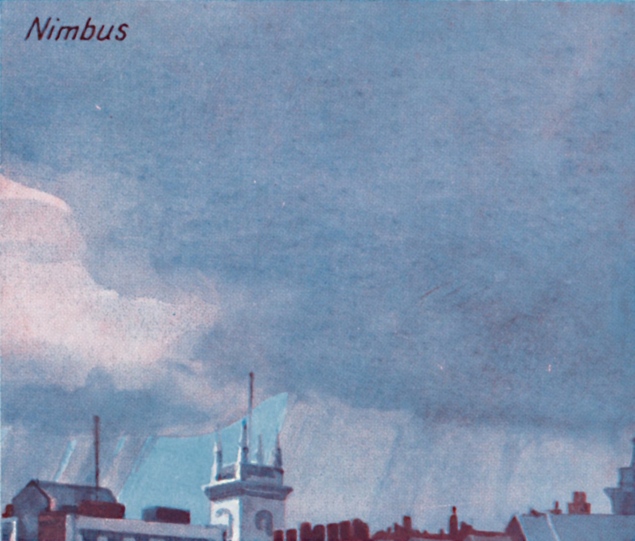 Nimbus - Tuzin głównych form chmur na niebie, 1935 autorstwa Unbekannt