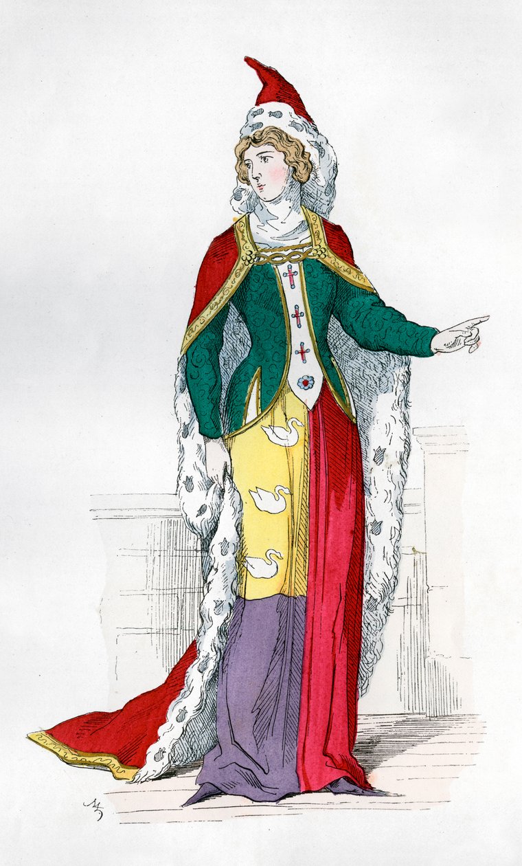 Szlachcianka czasów Karola V Francji, 1364 1882-1884 autorstwa Unbekannt