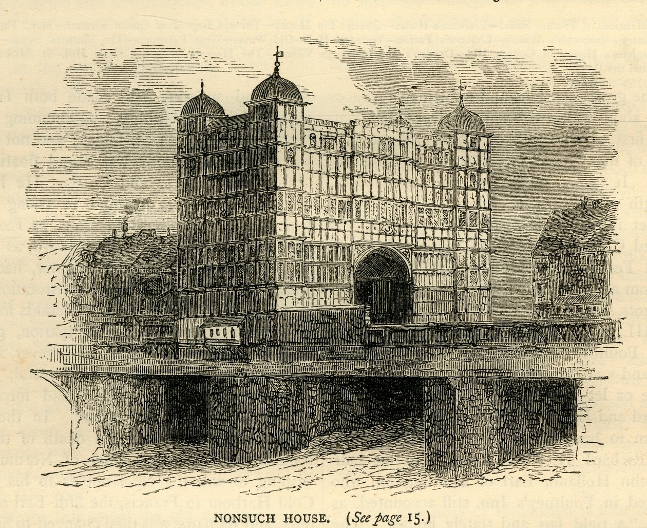 Dom Nonsuch, ok. 1872 r. autorstwa Unbekannt