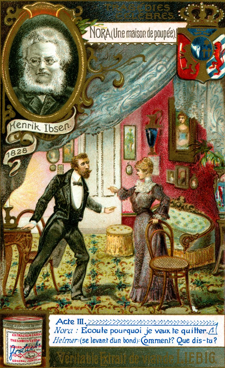 Dom lalki Nora, Henrik Ibsen, ok. 1900 autorstwa Unbekannt