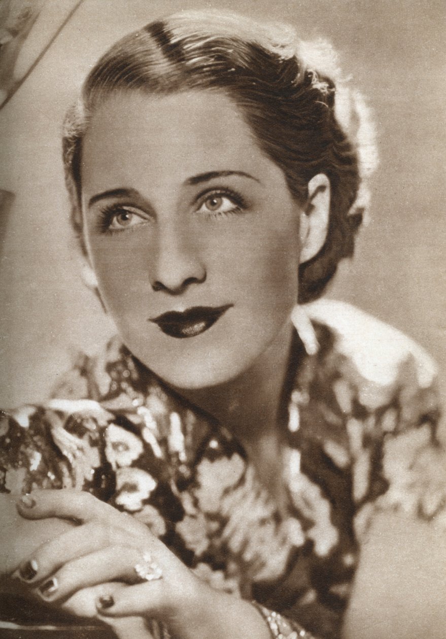 Norma Shearer, urodzona w Kanadzie aktorka, 1933 autorstwa Unbekannt