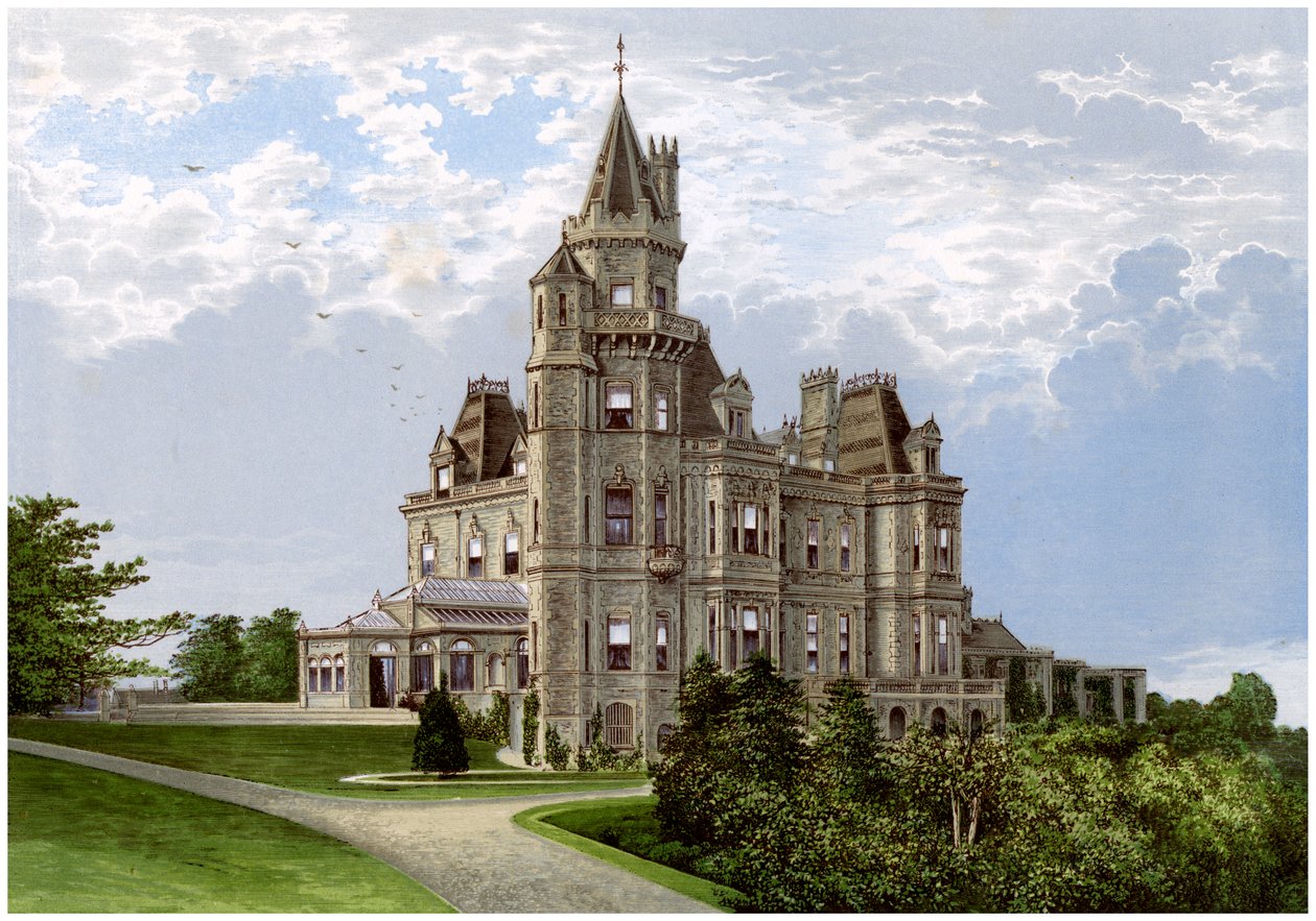 Normanhurst, Sussex, dom rodziny Brassey, ok. 1880 autorstwa Unbekannt