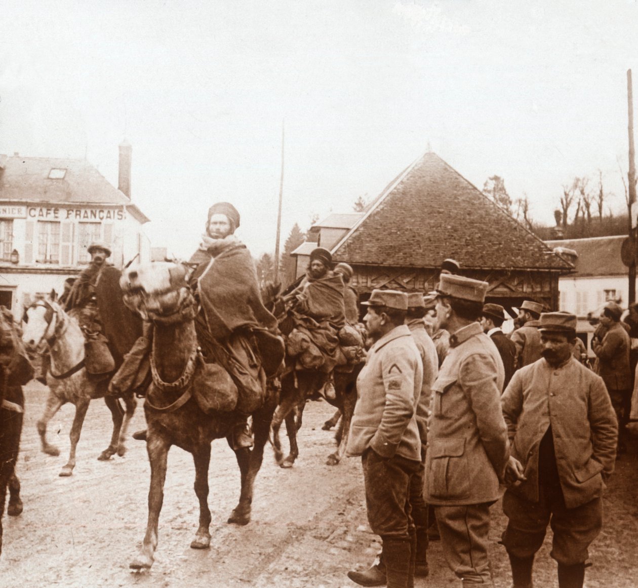 Żołnierze północnoafrykańscy, c1914-c1918 autorstwa Unbekannt