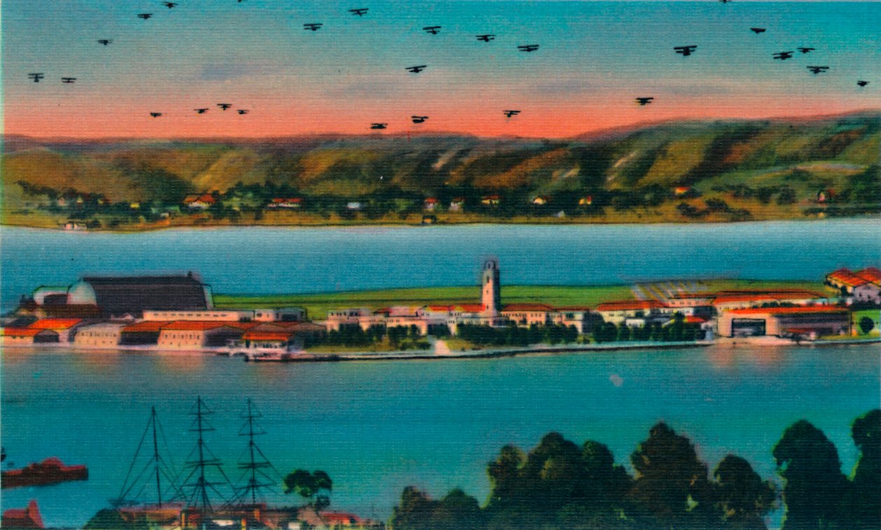 Północna Wyspa. Baza lotnicza marynarki wojennej Stanów Zjednoczonych. San Diego, Kalifornia, ok. 1941 r. autorstwa Unbekannt