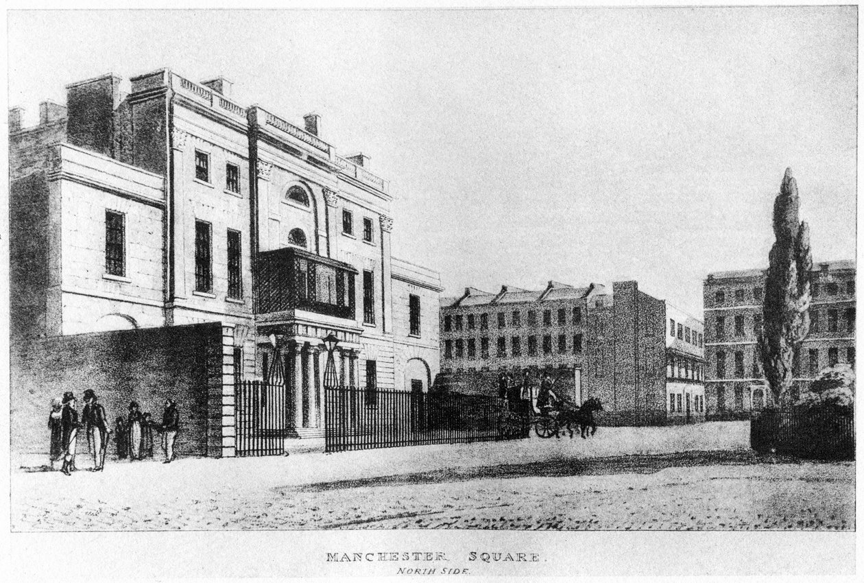 Strona północna, Manchester Square, Londyn, ok. XIX w. 1907 autorstwa Unbekannt
