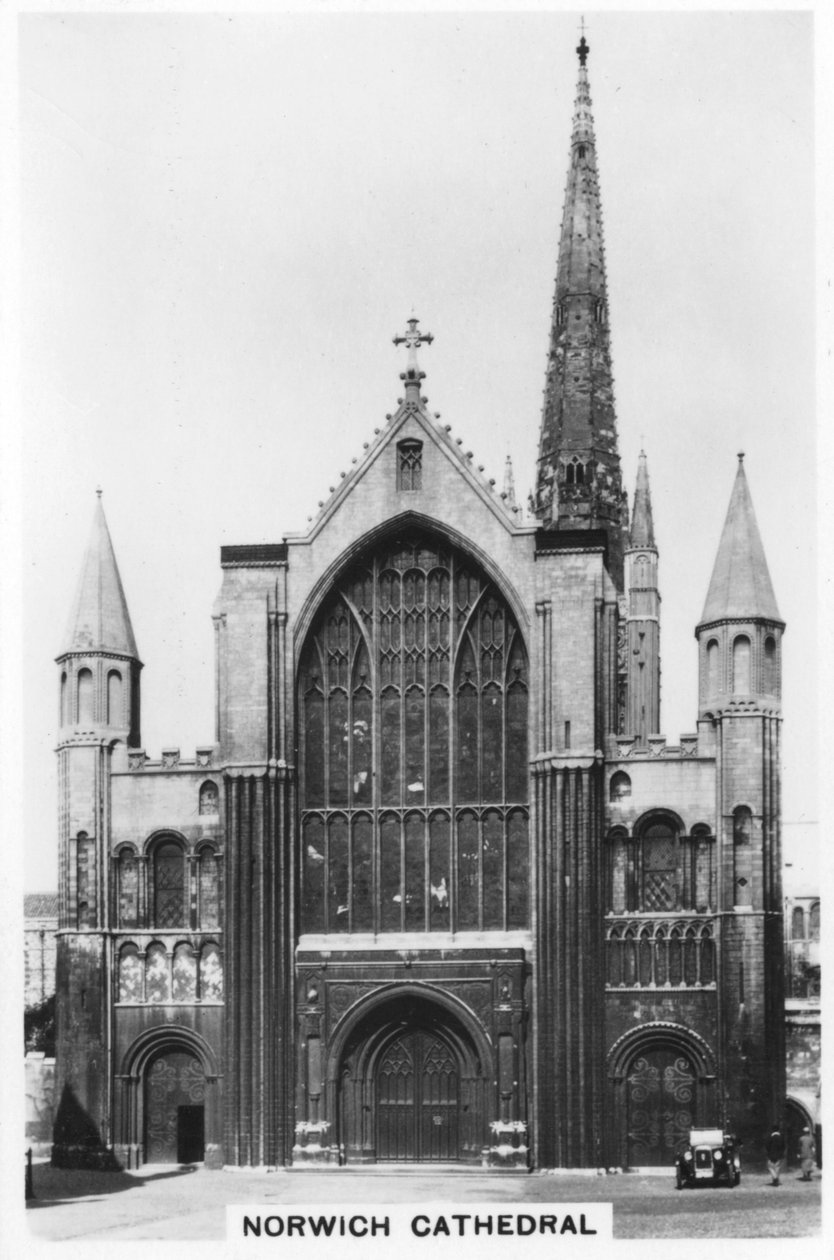 Katedra w Norwich, Norfolk, 1937 autorstwa Unbekannt
