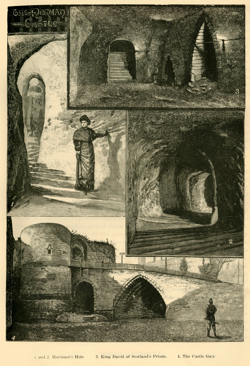 Zamek Nottingham, 1898. autorstwa Unbekannt