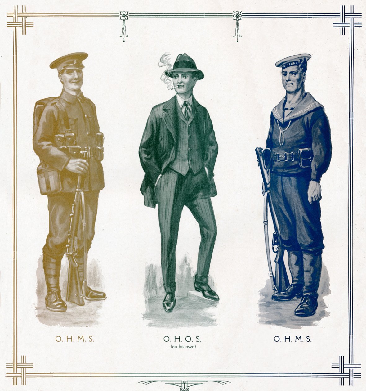 O.H.M.S., O.H.O.S. na własną rękę, OHMS, 1916 autorstwa Unbekannt
