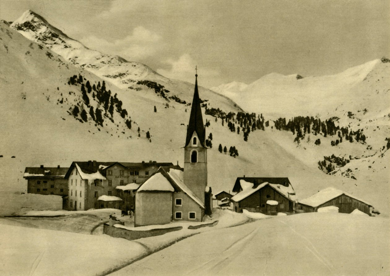 Obergurgl, Tyrol, Austria, c1935. autorstwa Unbekannt