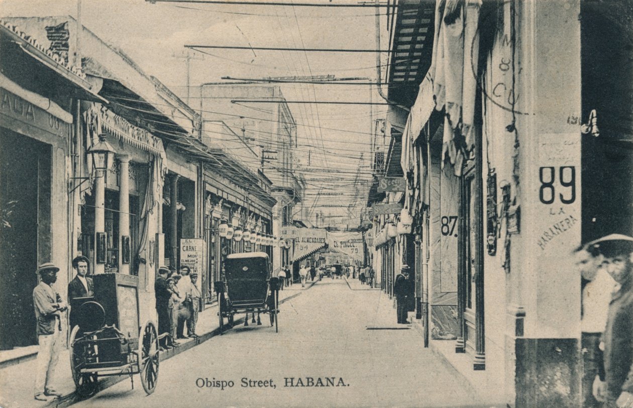 Biskup Street, Hawana, ok. 1910 autorstwa Unbekannt
