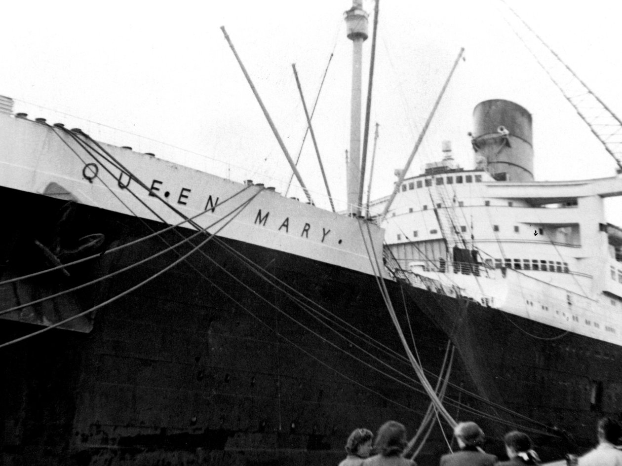 Oceaniczny liniowiec RMS Queen Mary, XX wiek autorstwa Unbekannt