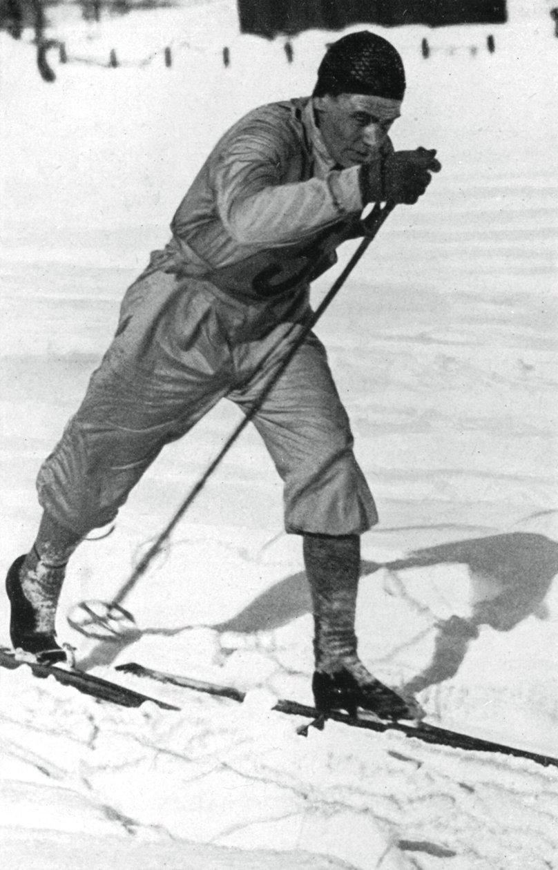 Oddbjorn Hagen, norweski narciarz biegowy, Zimowe Igrzyska Olimpijskie, Garmisch-Partenkirchen, 1936 autorstwa Unbekannt
