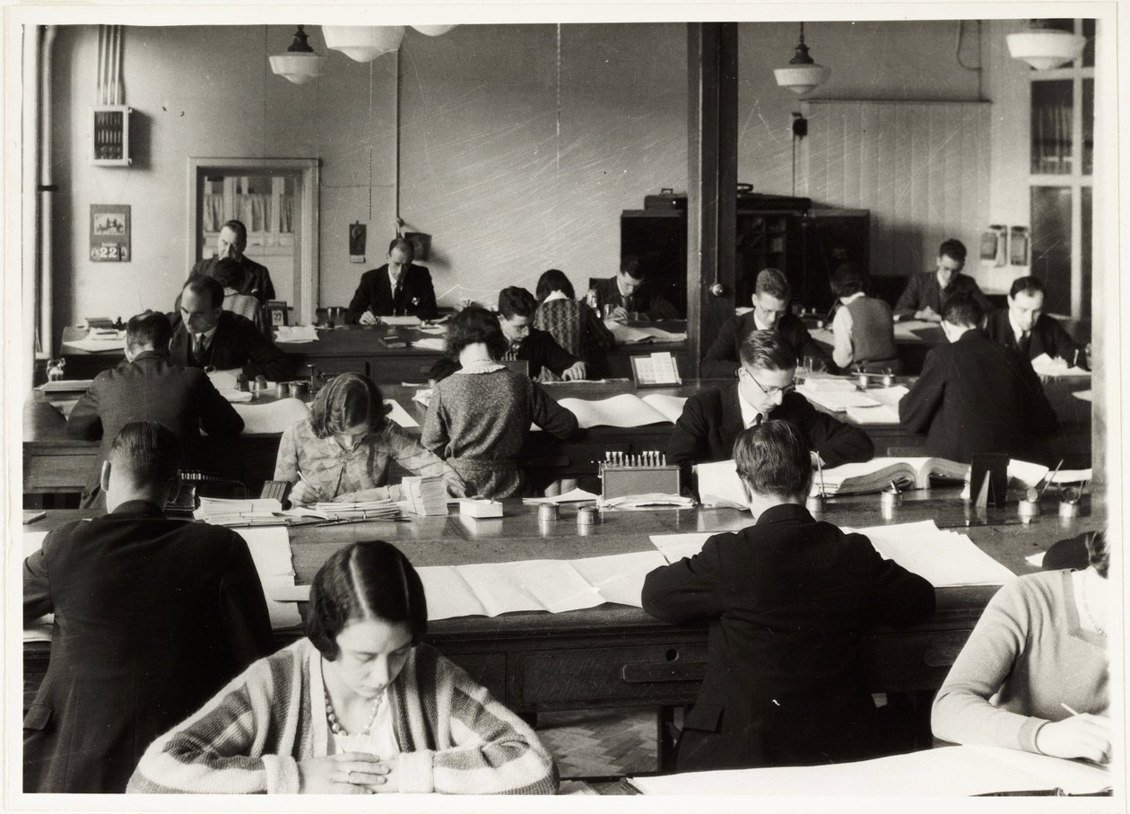 Pracownicy biurowi, ok. 1930 autorstwa Unbekannt
