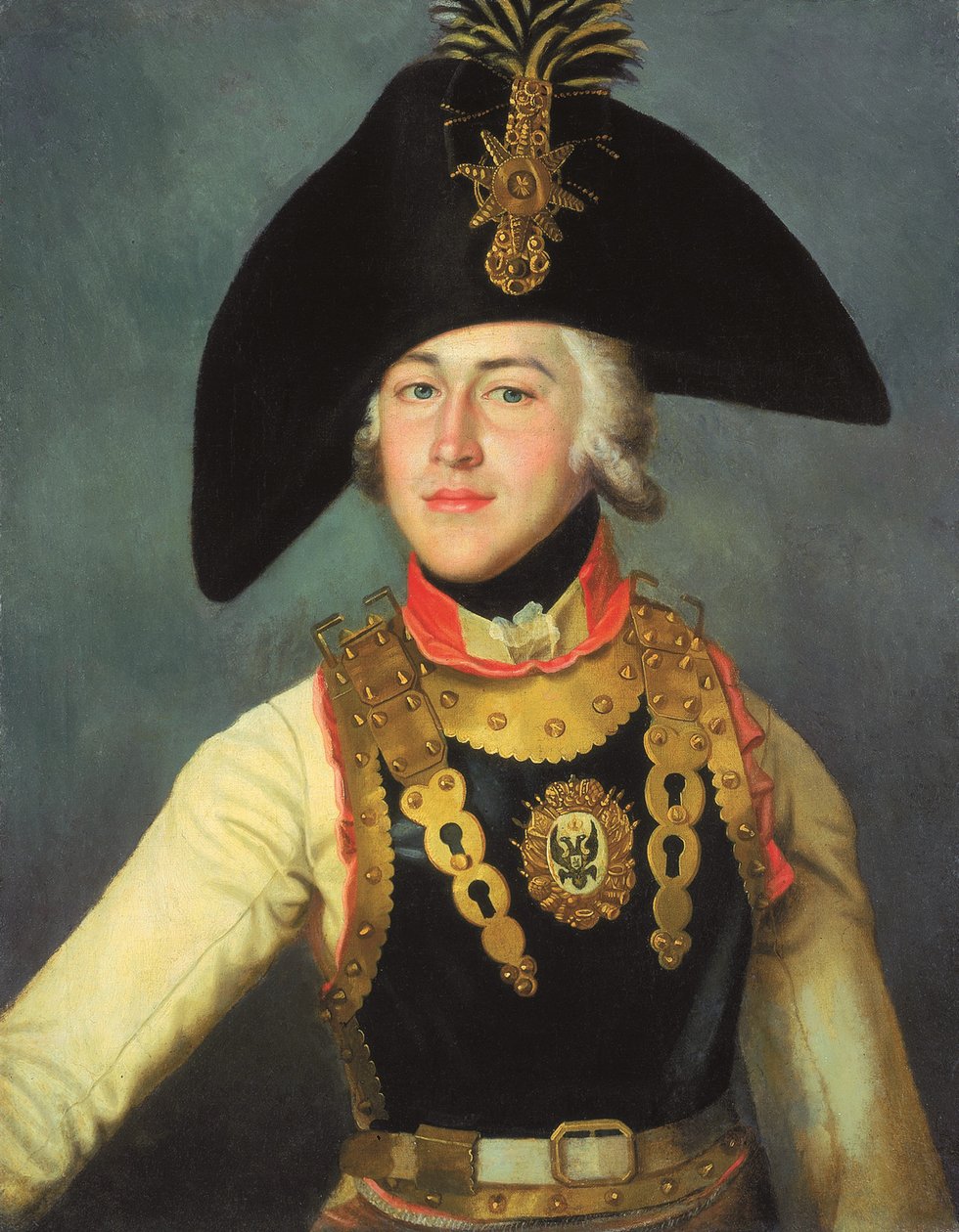 Oficer Pułku Kawalerii Strażników Życia, 1797-1799 autorstwa Unbekannt