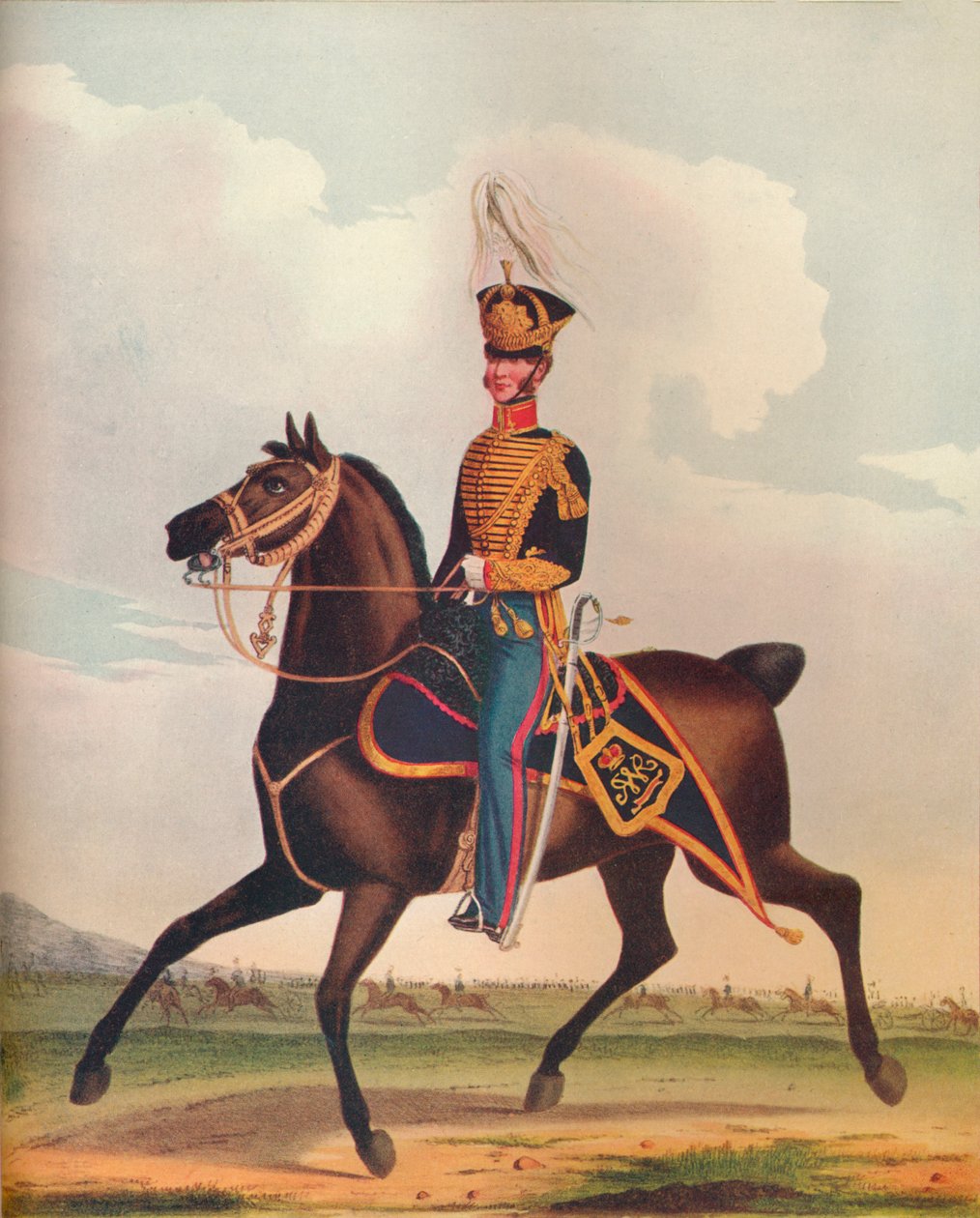 Oficer Królewskiej Brygady Konnej Artylerii, ok. 1833 r. 1914 autorstwa Unbekannt