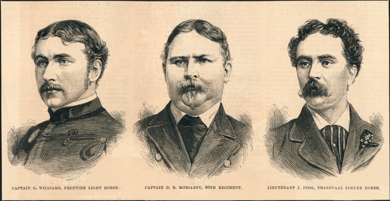 Oficerowie zabici w wojnie Zulusów, 1879 r. autorstwa Unbekannt