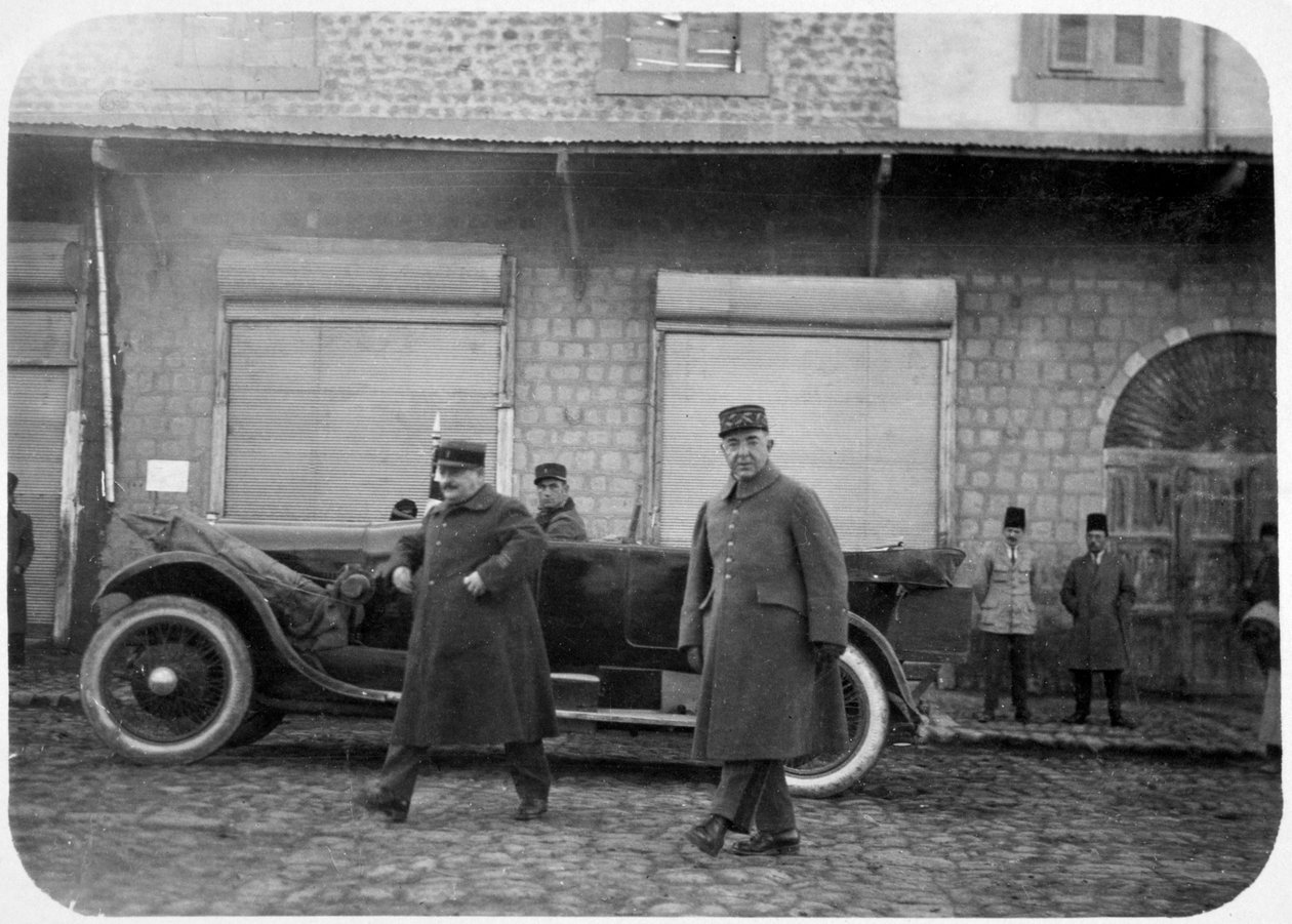 Oficerowie francuskiej Legii Cudzoziemskiej, Syria, XX w. autorstwa Unbekannt