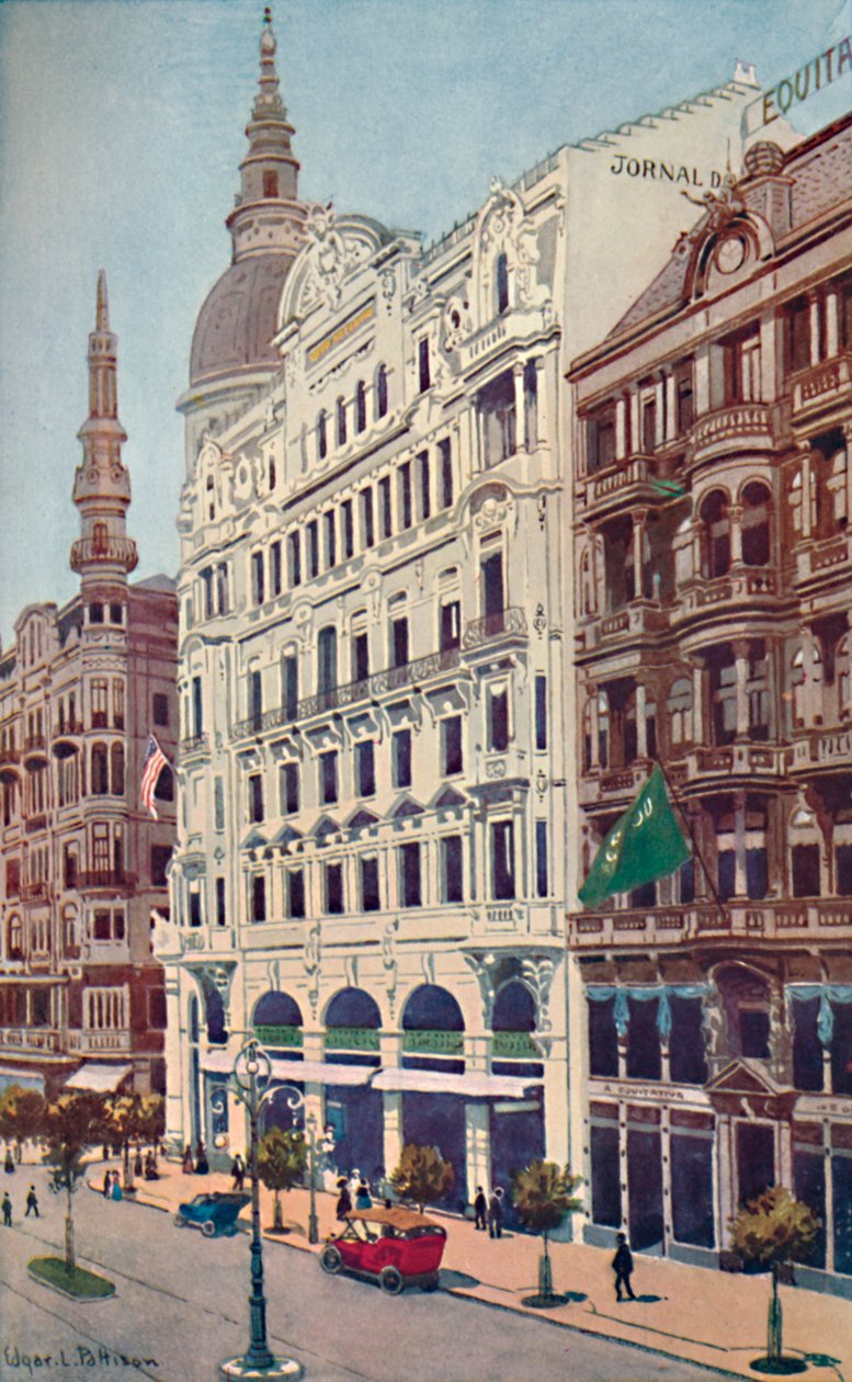 Biura Jornal do Commercio, Avenida Rio Branco, 1914 autorstwa Unbekannt