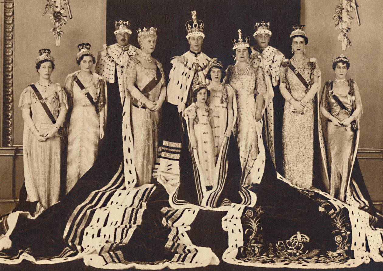 Oficjalna Grupa Koronacyjna, 1937 autorstwa Unbekannt
