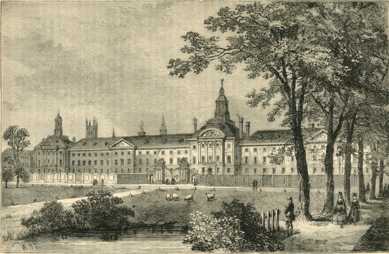 Szpital Old Bethlehem, Moorfields ok. 1750, ok. 1872. autorstwa Unbekannt