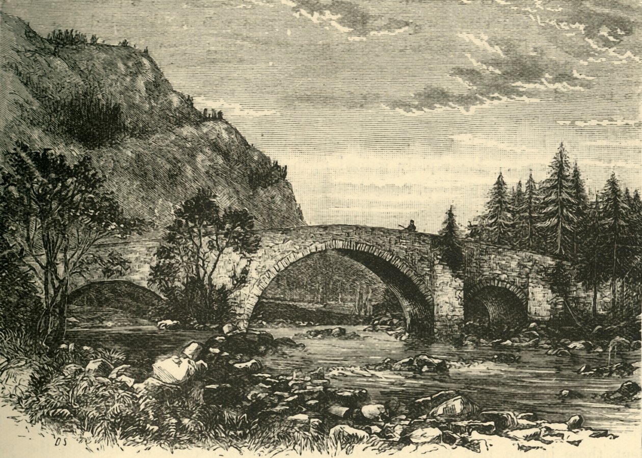 Stary most w Invercauld, 1898. autorstwa Unbekannt