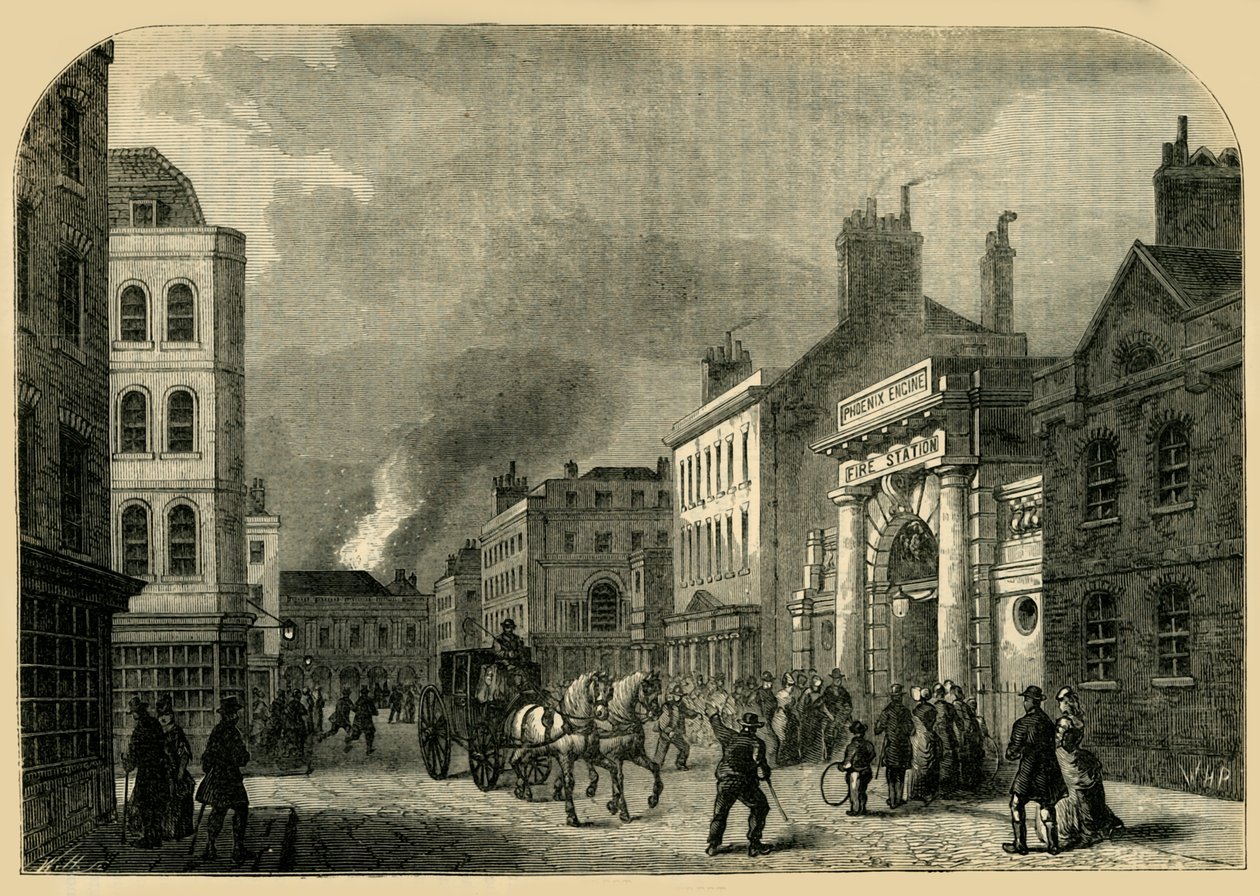Stara ulica Cockspur, 1881. autorstwa Unbekannt