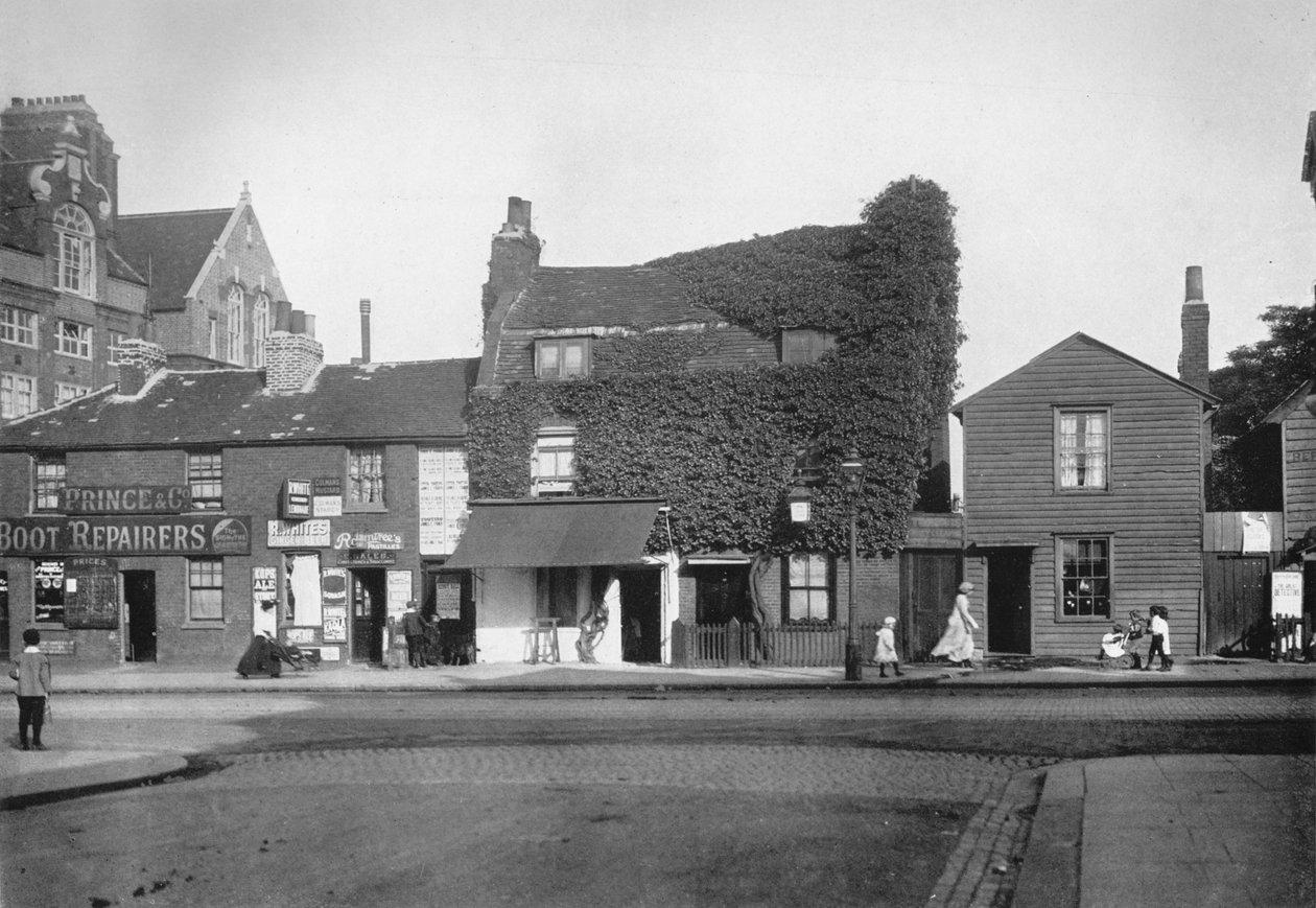Stare domki przy Merton Road, Tooting, c1890, 1912 autorstwa Unbekannt