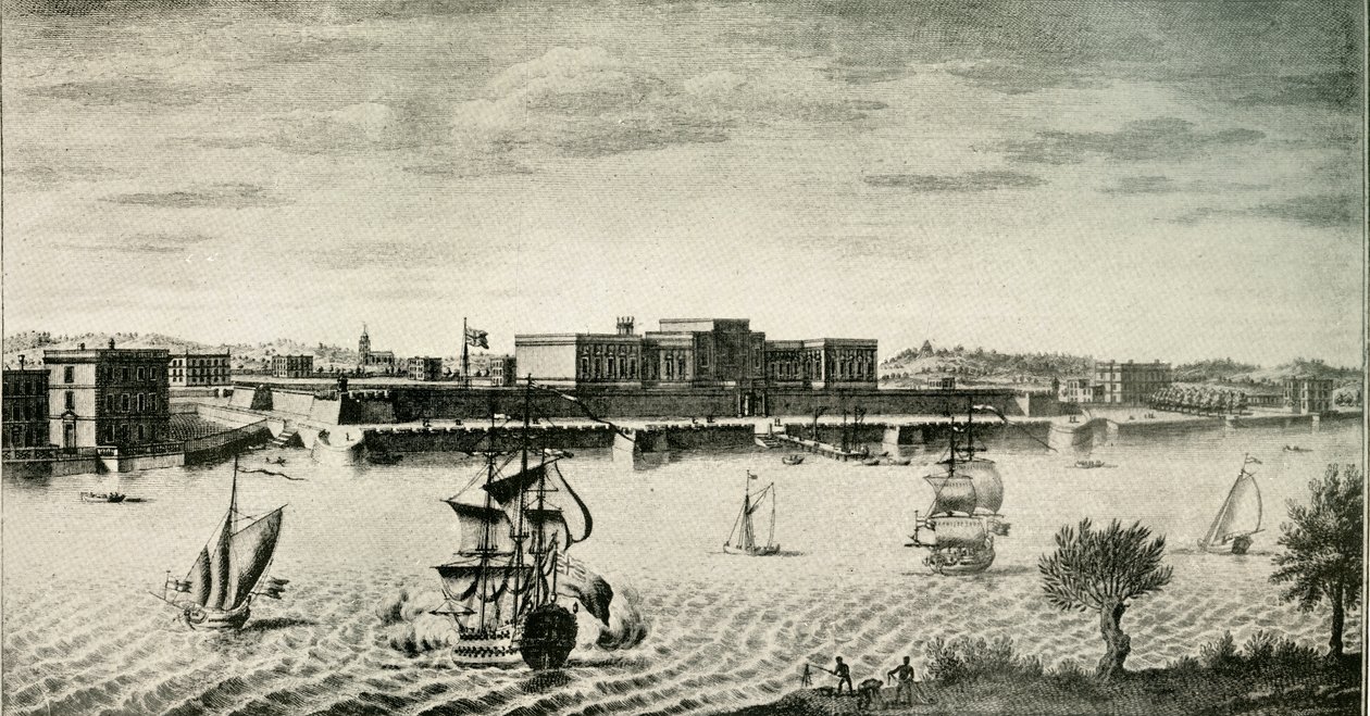Stary Fort William, od strony rzeki, 1754, 1925. autorstwa Unbekannt