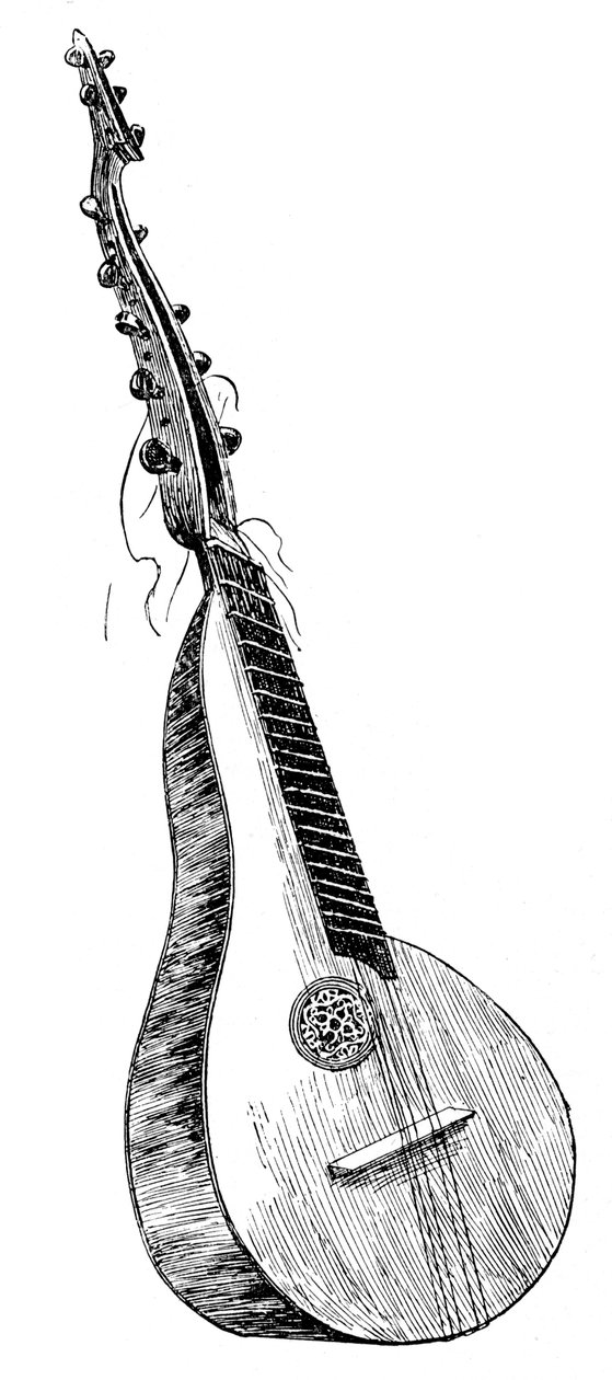 Starofrancuska cytrana teorbowana, 1901 autorstwa Unbekannt