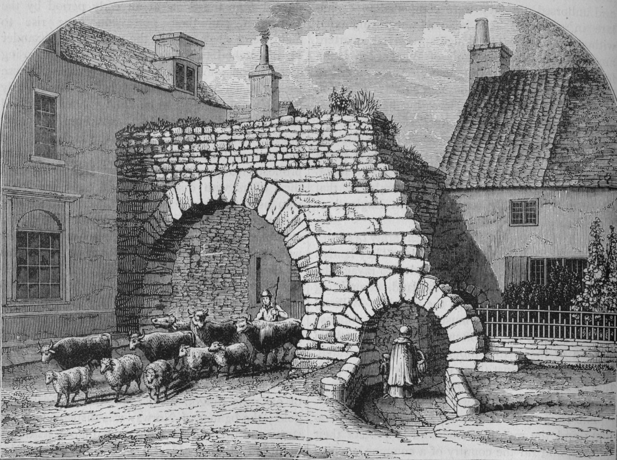 Stara Brama w Lincoln, ok. 1880 autorstwa Unbekannt