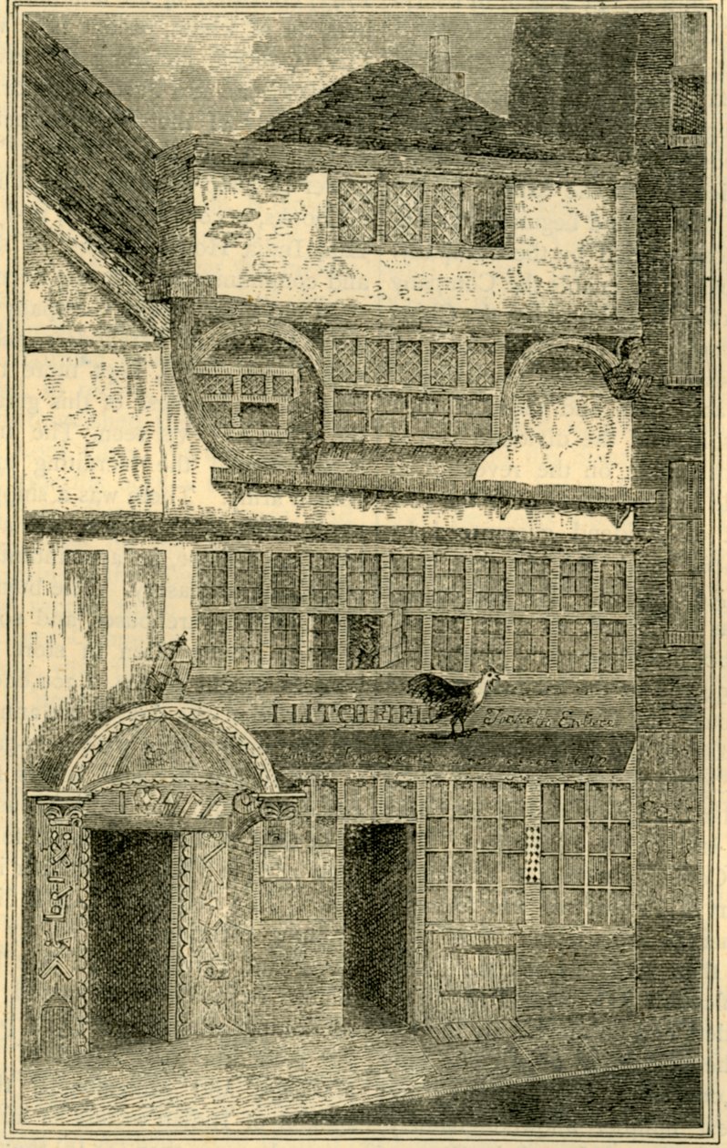 Stary Dom Dawniej przy Leadenhall Street, ok. 1872 r. autorstwa Unbekannt