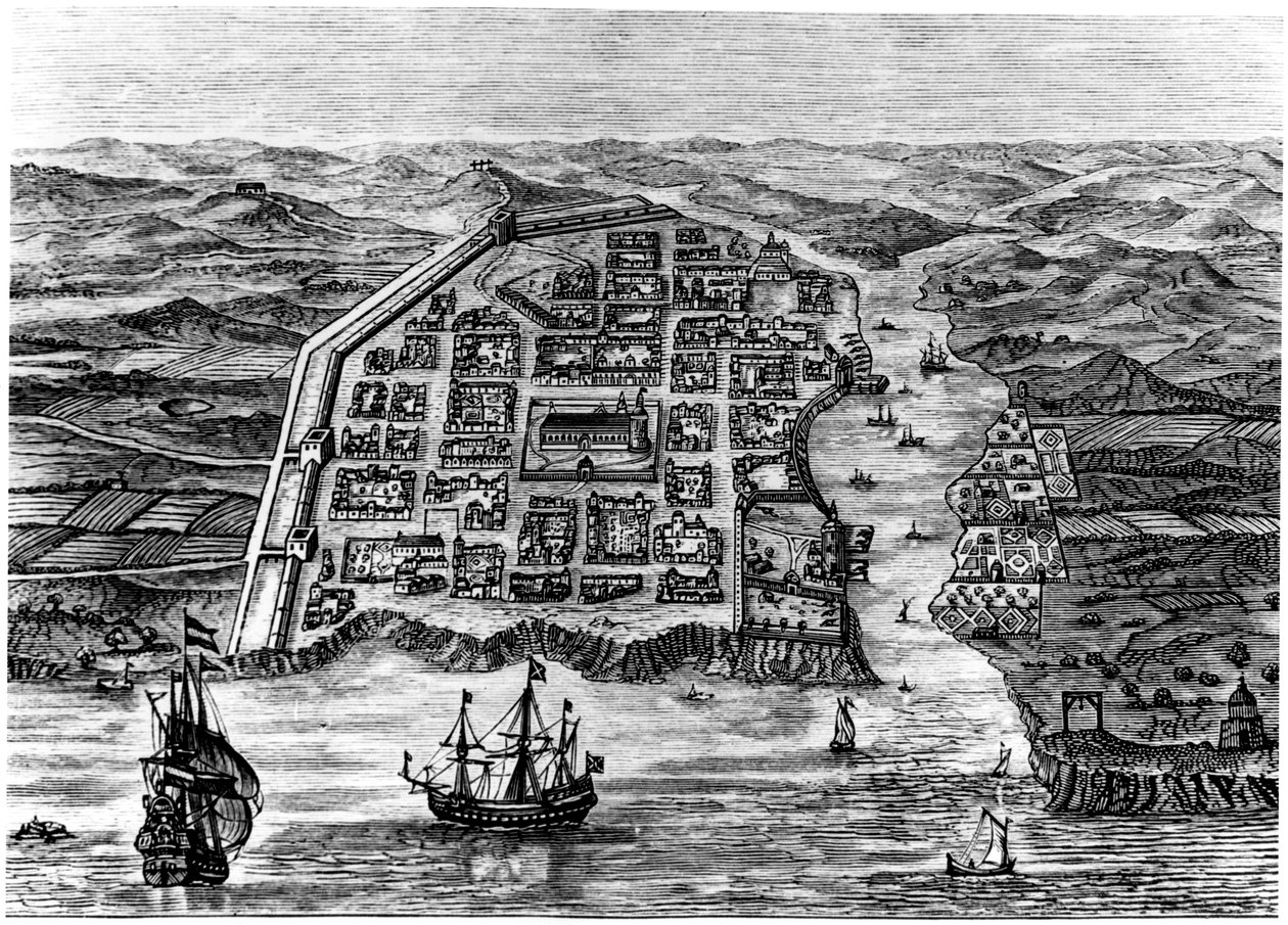 Stare miasto Santo Domingo, 1873 autorstwa Unbekannt